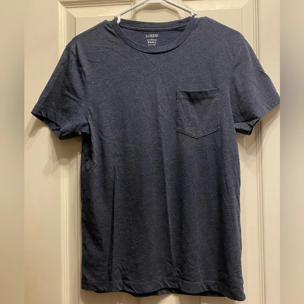 NWOT Men’s J Crew Slim Washed Jersey Pocket Tee